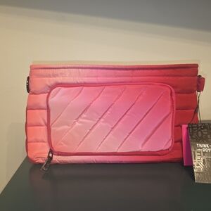 Women’s Pink Ombre Quilted Crossbody Bag